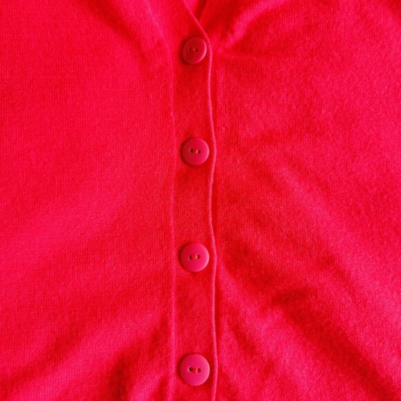Cyrus Cardigan Pink V-Neck M - Picture 4 of 8